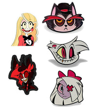 Load image into Gallery viewer, Hazbin Hotel Charlie Alastor Hard Enamel Pin Badge Brooch
