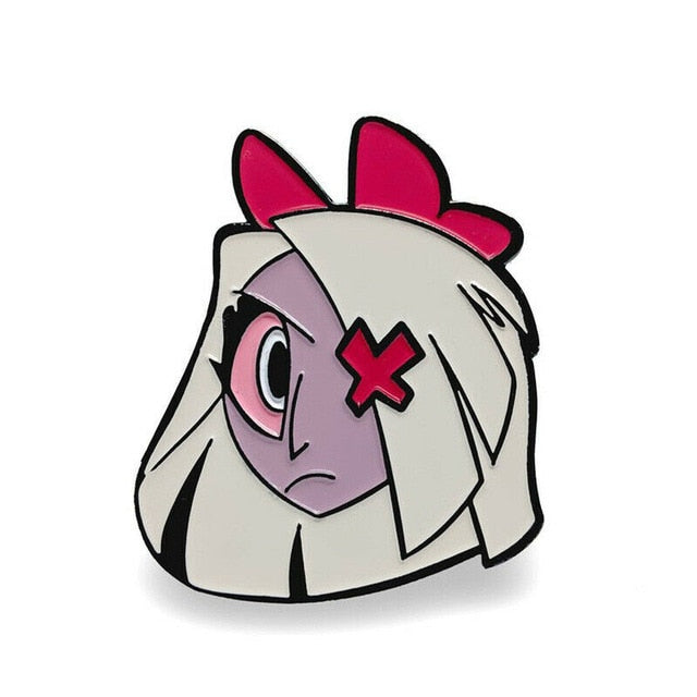 Hazbin Hotel Charlie Alastor Hard Enamel Pin Badge Brooch