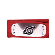 Load image into Gallery viewer, Anime Naruto Headband Leaf Village Logo Konoha Uchiha Itachi Kakashi Akatsuki Cosplay Costume Accessories
