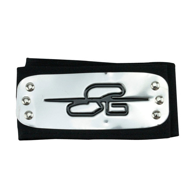 Anime Naruto Headband Leaf Village Logo Konoha Uchiha Itachi Kakashi Akatsuki Cosplay Costume Accessories