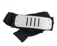 Load image into Gallery viewer, Anime Naruto Headband Leaf Village Logo Konoha Uchiha Itachi Kakashi Akatsuki Cosplay Costume Accessories
