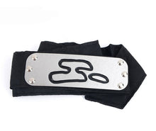 Load image into Gallery viewer, Anime Naruto Headband Leaf Village Logo Konoha Uchiha Itachi Kakashi Akatsuki Cosplay Costume Accessories
